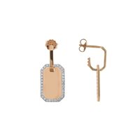 Orecchini Rue des Mille Donna MADLY in Argento ORZ-009 RT LIS - ORZ-009 RT LIS